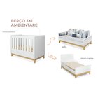 Berço 3 Em 1 Ambientare  Branco Fosco