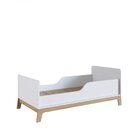 Berço 3 Em 1 Americano Colchão Linha Favo De Mel  Branco