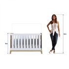 Berço 3 Em 1 Americano Colchão Linha Favo De Mel  Itapuã/bran