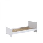 Berço 3 Em 1 Branco 133x64,8cm Com Colchão Aconchego  Branco