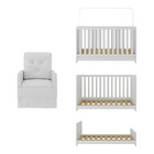 Berço 3 Em 1 Com Colchão E Poltrona Amamentação Multimóveis M