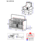 Berço 3 Em 1 Com Colchão E Poltrona Amamentação Multimóveis M