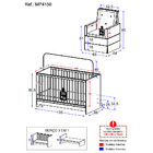 Berço 3 Em 1 Com Colchão E Poltrona Amamentação Multimóveis M