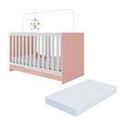 Berço 3 Em 1 Com Colchão Incluso Doce De Leite Multimóveis Mp