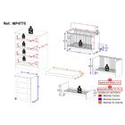 Berço 3 Em 1 Com Colchão Incluso E Cômoda 4 Gavetas Brisa Mul