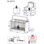 Berço 3 Em 1 Com Poltrona Amamentação E Puff Multimóveis Mp41