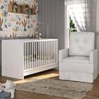 Berço 3 Em 1 Com Poltrona Amamentação Multimóveis Mp4141