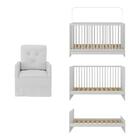 Berço 3 Em 1 Com Poltrona Amamentação Multimóveis Mp4141