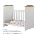 Berço 3 Em 1 Com Regulagem De Altura 100% Mdf Carinho Branco/