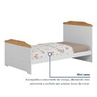 Berço 3 Em 1 Com Regulagem De Altura 100% Mdf Carinho Branco/