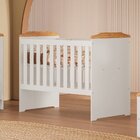 Berço 3 Em 1 Com Regulagem De Altura 100% Mdf Carinho Branco/