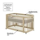 Berço 3 Em 1 Evolutivo  - Carvalho Malva