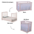 Berço 3 Em 1 Evolutivo  - Rosa