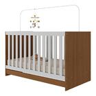 Berço 3 Em 1 Para Colchão 130 X 60cm Doce De Leite Multimóvei