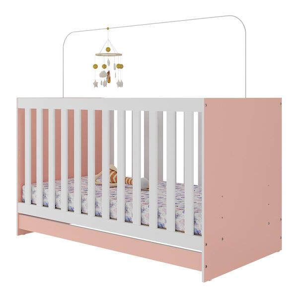 Berço 3 Em 1 Para Colchão 130 X 60cm Doce De Leite Multimóvei