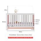 Berço 3 Em 1 Para Colchão 130 X 60cm Doce De Leite Multimóvei