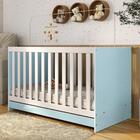 Berço 3 Em 1 Para Colchão 130 X 60cm Doce De Leite Multimóvei