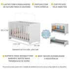 Berço 3 Em 1 Para Colchão 60 X 130 Cm Multimóveis Fg0527 Bran