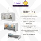 Berço 3 Em 1 Para Colchão 60x130cm Pipoca Multimóveis Bb0527