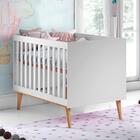 Berço 3 Em 1 Retrô Branco + Kit Berço Ursinho Astronauta Caro