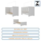 Berço 3 Em 1 Tic Tac Espresso Móveis Branco