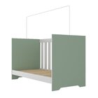 Berço 3 Em 1 Tic Tac Espresso Móveis Verde