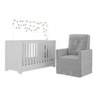 Berço 3x1 Com Poltrona De Amamentação Multimóveis Mp4064