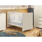 Berço 4 Em 1 Estilo Clássico Evolution Areia Fosco