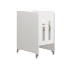 Berço 4 Em 1 Estilo Clássico Evolution Branco Fosco