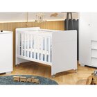 Berço 4 Em 1 Estilo Clássico Evolution Branco Fosco