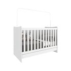 Berço 4 Em 1 Vira Escrivaninha Para Colchão 60x130cm Multimóv