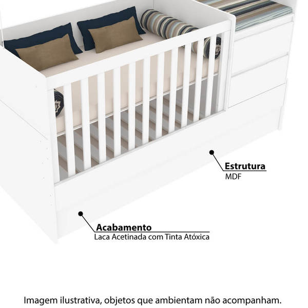 Berço multifuncional 8 em 1 gobed Clearance