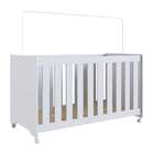 Berço Aconchego Com Rodízios Branco