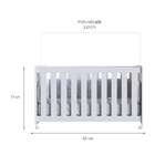 Berço Aconchego Com Rodízios Branco