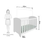 Berço Americano 100% Mdf Ayla Branco