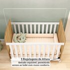 Berço Americano 100% Mdf Com Rodízios Mimo Espresso Móveis Br