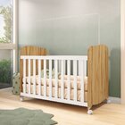 Berço Americano 100% Mdf Com Rodízios Mimo Espresso Móveis Br