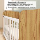 Berço Americano 100% Mdf Com Rodízios Mimo Espresso Móveis Br