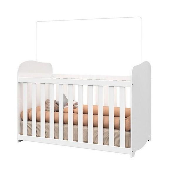 Berço Americano 100% Mdf Suporte P/mosquiteiro Uli Móveis Per