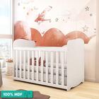 Berço Americano 100% Mdf Suporte P/mosquiteiro Uli Móveis Per