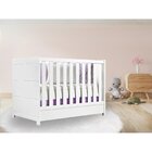 Berço Americano 3 Em 1 - 135x95cm Premium Branco