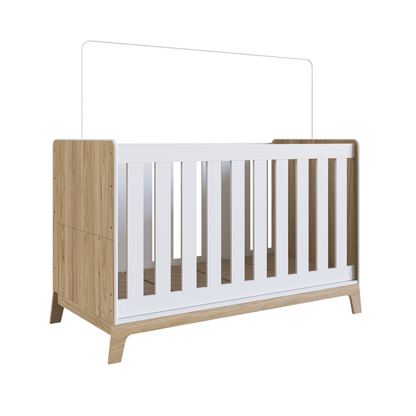 Berço Americano 3 Em 1 Com Colchão Favo De Mel Cmp Itapuã E B