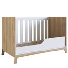 Berço Americano 3 Em 1 Com Colchão Favo De Mel Cmp Itapuã E B