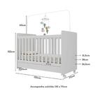 Berço Americano 3 Em 1 Com Colchão Incluso Chantilly Multimóv