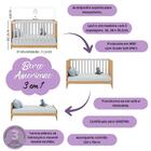 Berço Americano 3 Em 1 Com Colchão Incluso E Cômoda 1 Porta 4