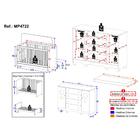 Berço Americano 3 Em 1 Com Colchão Incluso E Cômoda 2 Portas