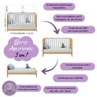 Berço Americano 3 Em 1 Com Cômoda 1 Porta 4 Gavetas Dengo Mul