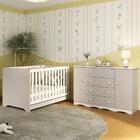 Berço Americano 3 Em 1 Com Cômoda 2 Portas 4 Gavetas Realeza