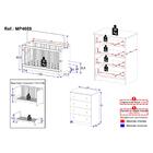 Berço Americano 3 Em 1 Com Cômoda 4 Gavetas Realeza Multimóve