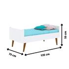 Berço Americano 3 Em 1 Evolutivo Curvo Agatha Branco Fosco Ca